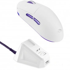 Бездротова ігрова миша Proove Gaming Superfight Wireless with charging dock White/Purple (WMSW00122002)