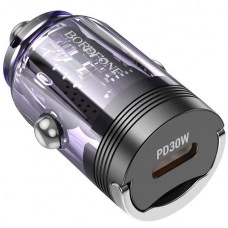 Автомобільний зарядний пристрій Borofone BZ29 PD/QC 30W Purple