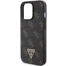 Чехол Guess 4G Triangle Metal Logo для iPhone 14 Pro Max Black (GUHCP14XPG4GPK)